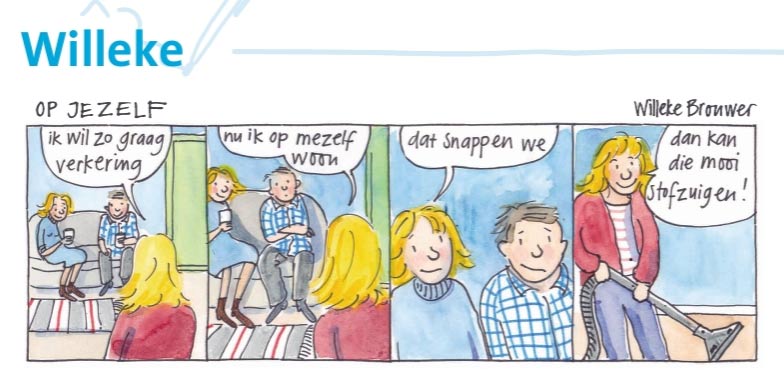 Comic strip by Willeke Brouwer