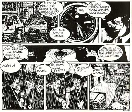 advertisement for Comic Art by Alfio Buscaglia
