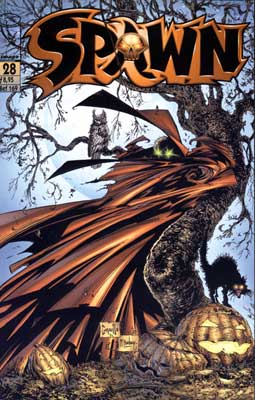Spawn cover by Greg Capullo