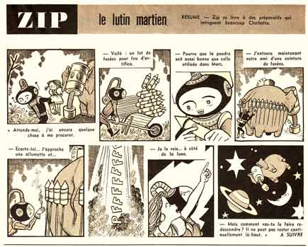 Zip le Petit Lutin Martien, by Cesar (Francs-Jeux, 1958)