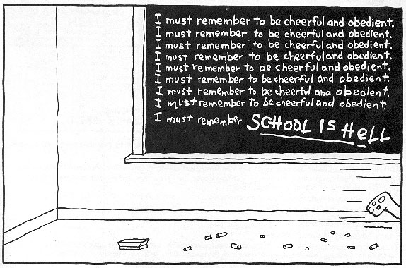 School is hell by Matt Groening