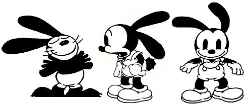 Oswald the Lucky Rabbit, by Ub Iwerks