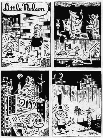 comic art by Kaz