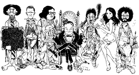 Pilote team, drawn by Didier Comès