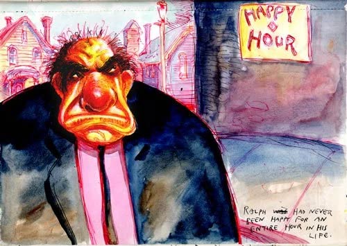 Evertt Peck drawing