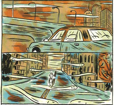 comic from the Latvian anthology 'Tell me more' by Nicolas Robel