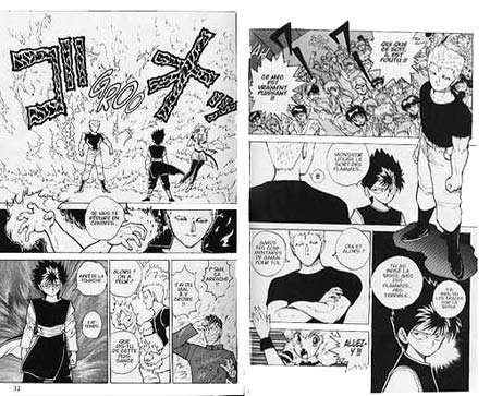 Manga art by Yoshihiro Togashi