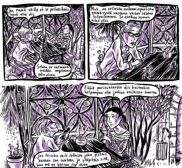 Comic art by Emmi Valve