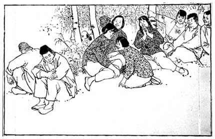 comic art by He Youzhi