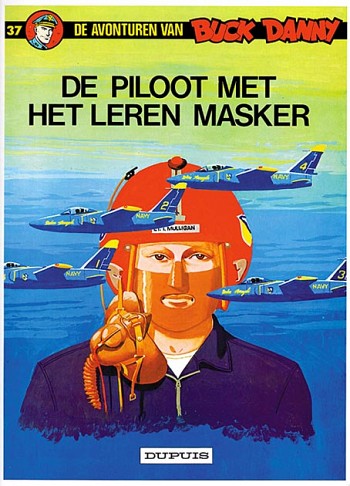 De Piloot Met Het Leren Masker