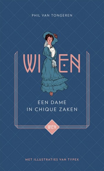 Een dame in chique zaken